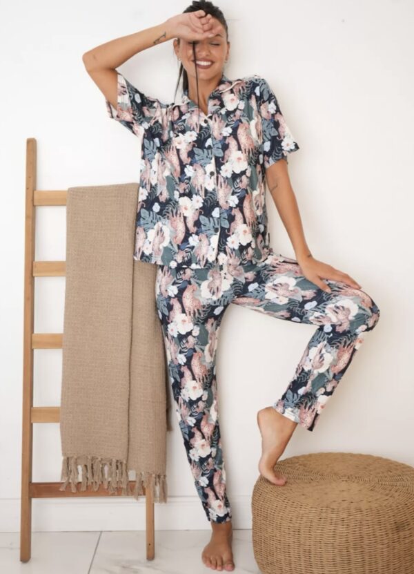 Pijama Camisero manga corta - Imagen 3