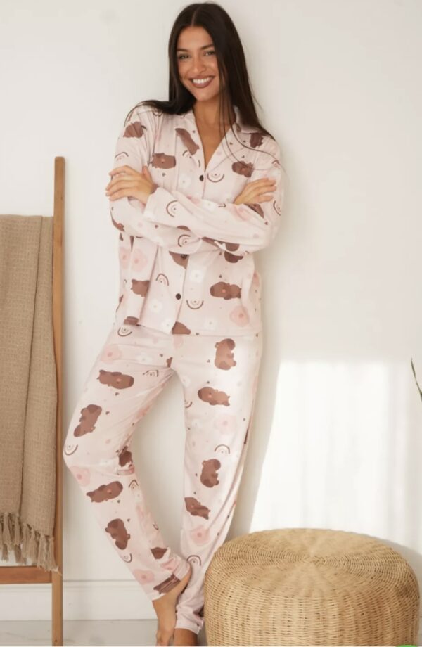 Pijama Camisero manga larga - Imagen 2