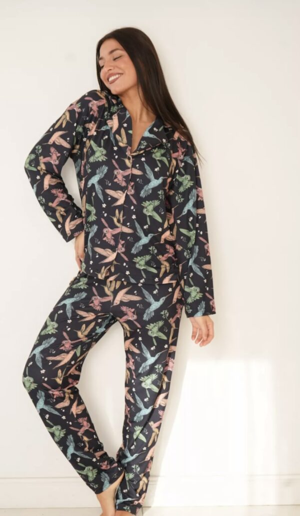 Pijama Camisero manga larga