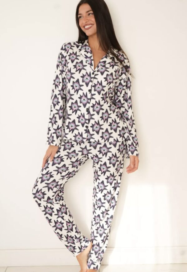Pijama Camisero manga larga - Imagen 4